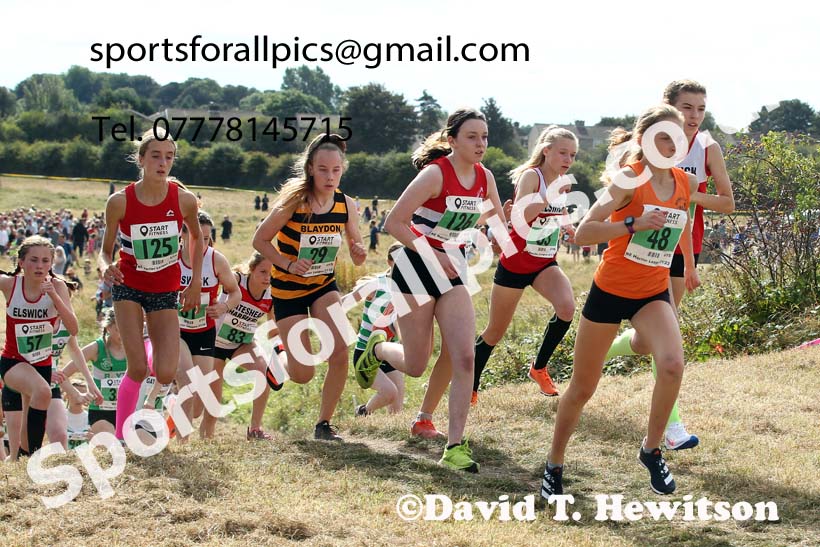 Girls under-15s 2021 North Eastern League, Wrekenton, Low Fell, Gateshead. Photo: David T. Hewitson/Sports for All Pics